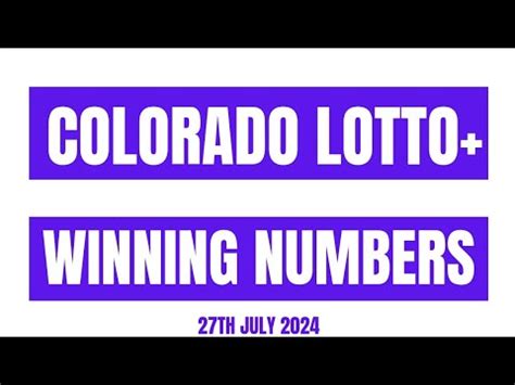 colorado lotto+|Colorado Lotto Winning Numbers .